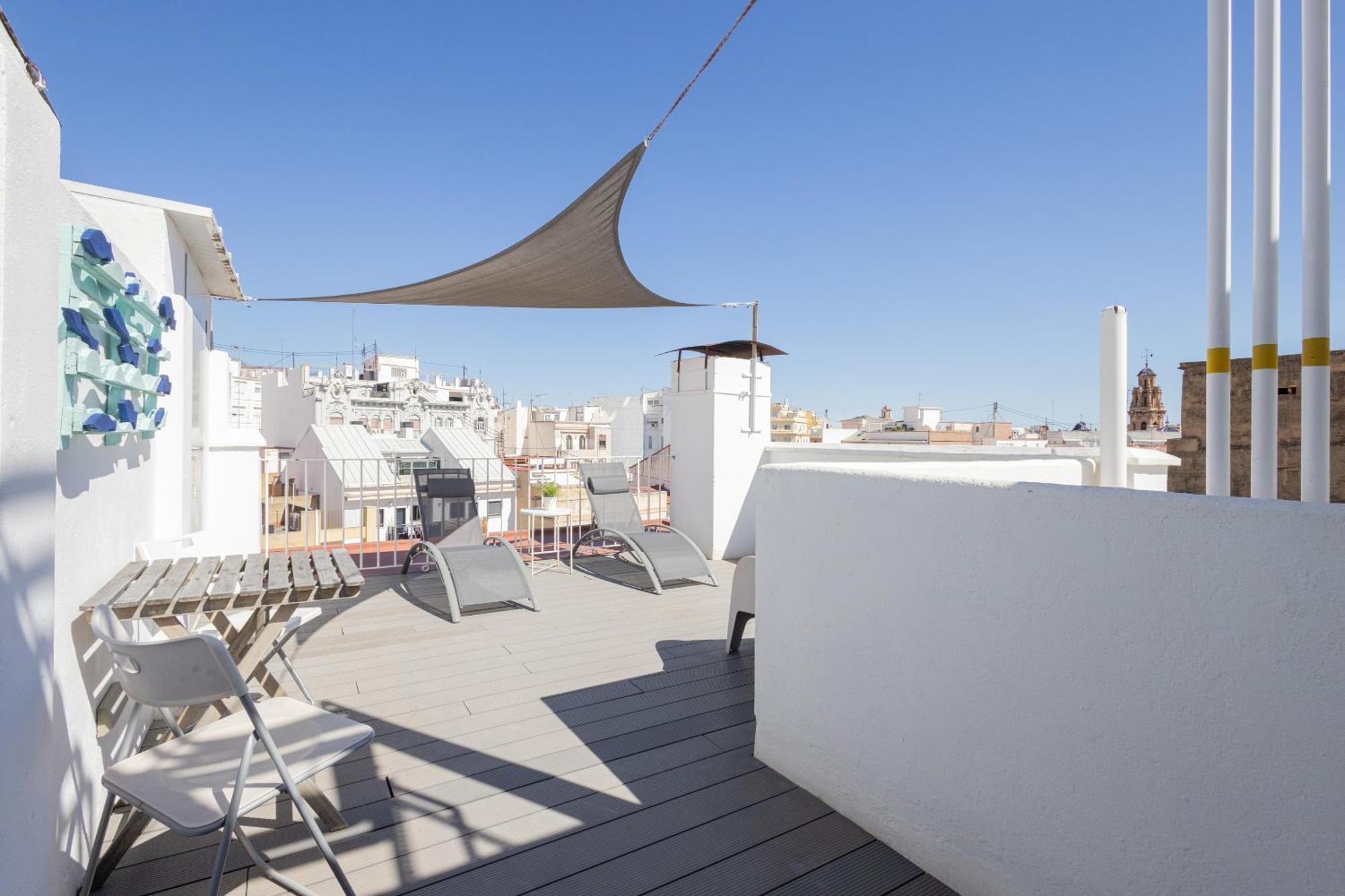 Florit Flats - Atico Oasis De Ruzafa Apartment บาเลนเซีย ภายนอก รูปภาพ
