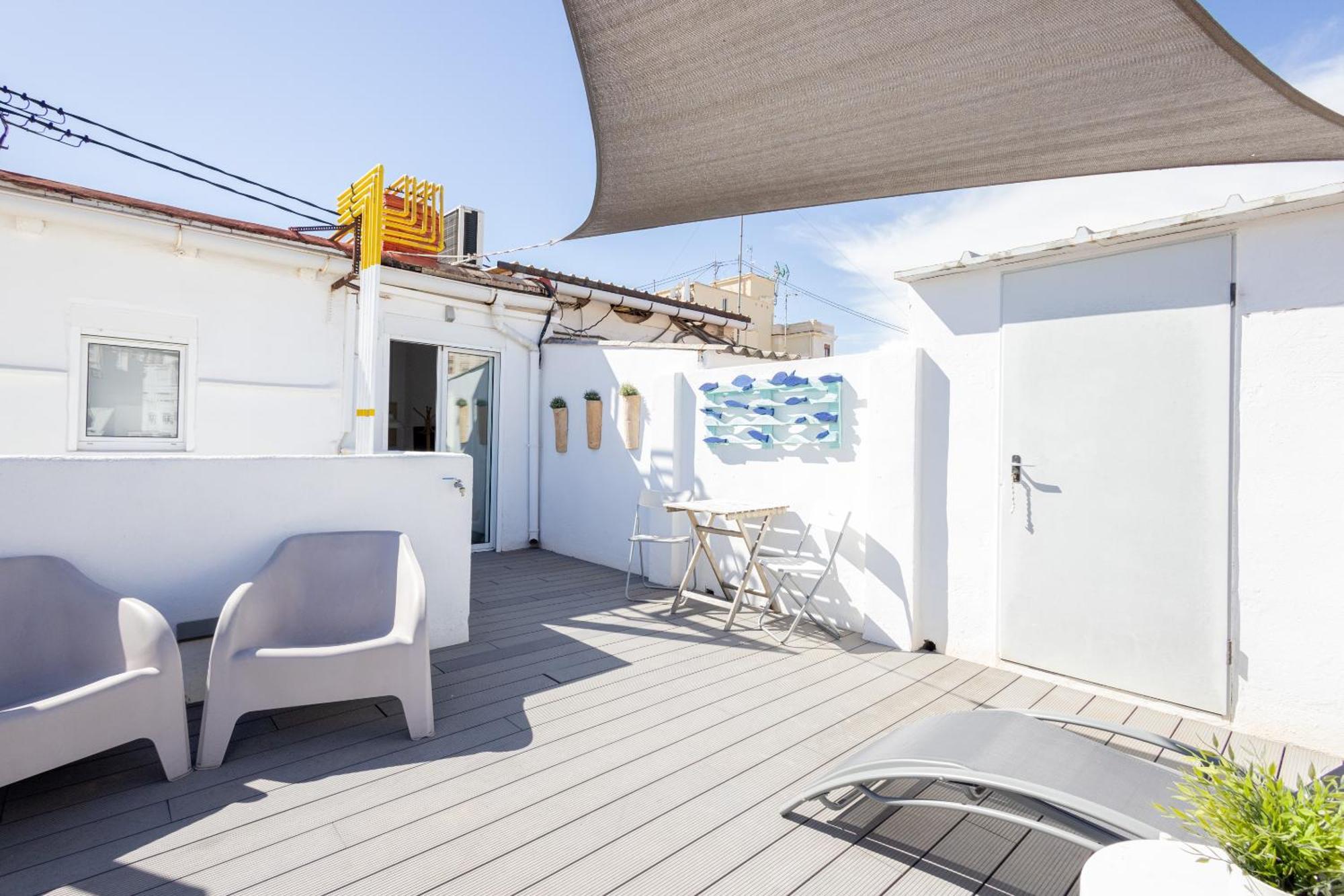 Florit Flats - Atico Oasis De Ruzafa Apartment บาเลนเซีย ภายนอก รูปภาพ